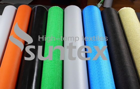 High-temperature silicone coated glass fabric Good light, UV, and oxidation resistance for Welding protection